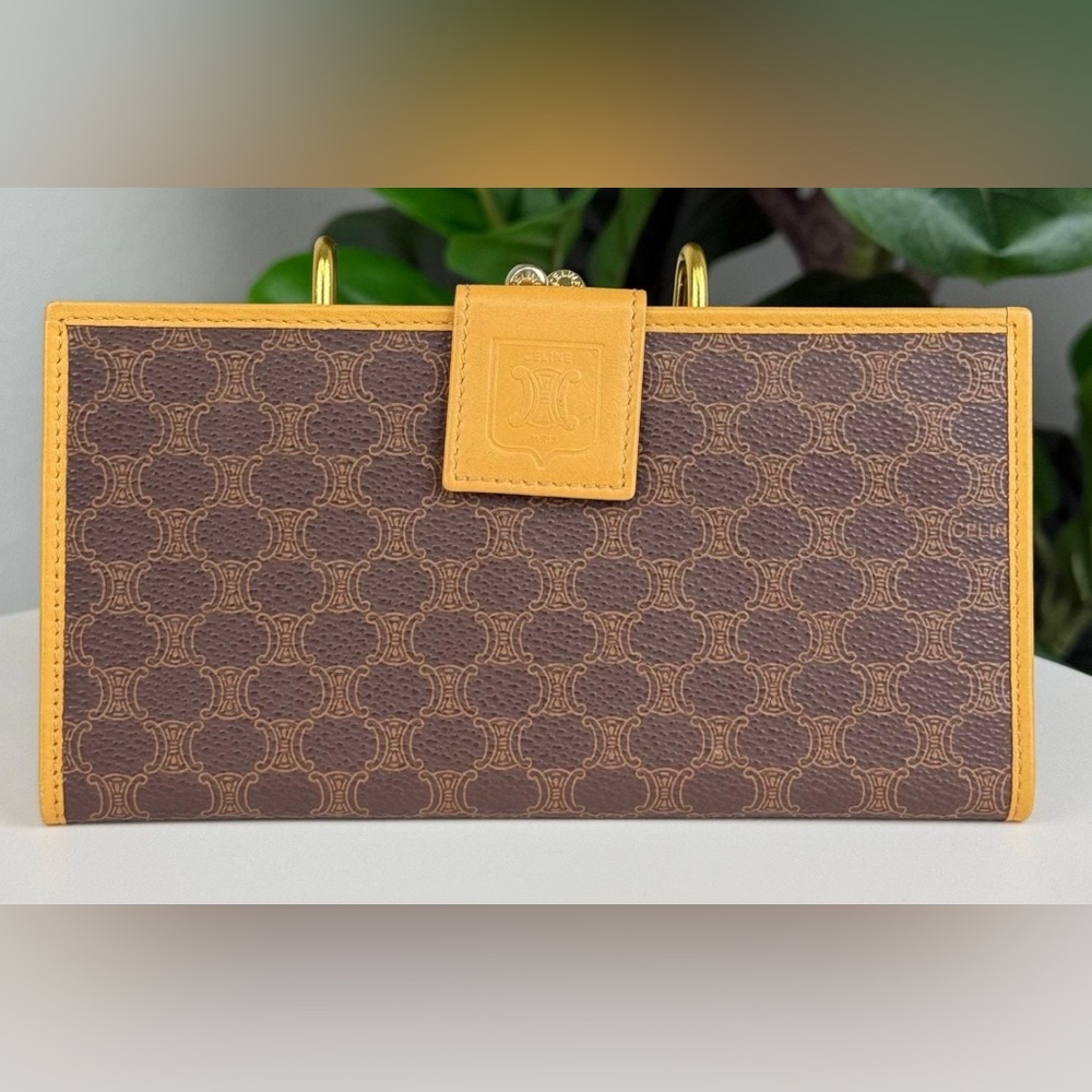 Celine Macadam Printed Continental Wallet